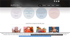 Desktop Screenshot of integra-cosmetics.com